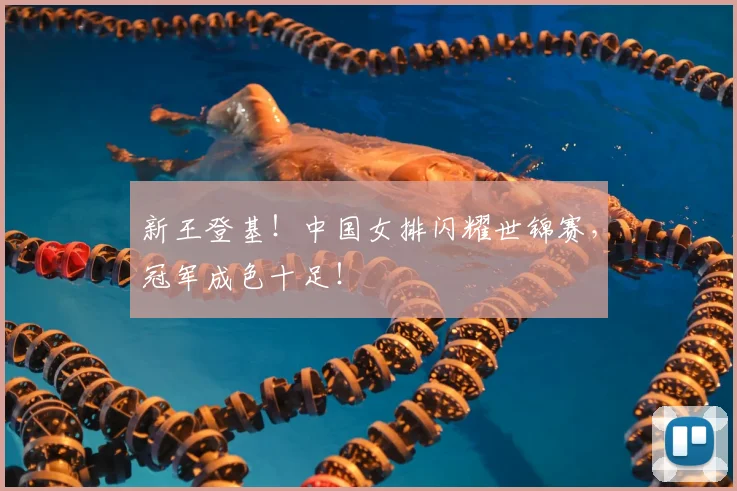 新王登基！中国女排闪耀世锦赛，冠军成色十足！
